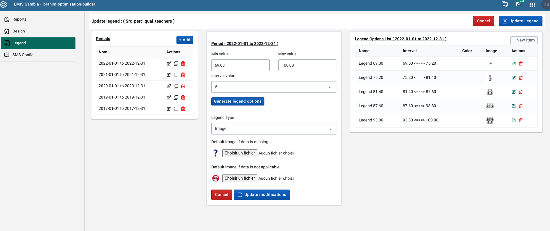 Capture Report builder